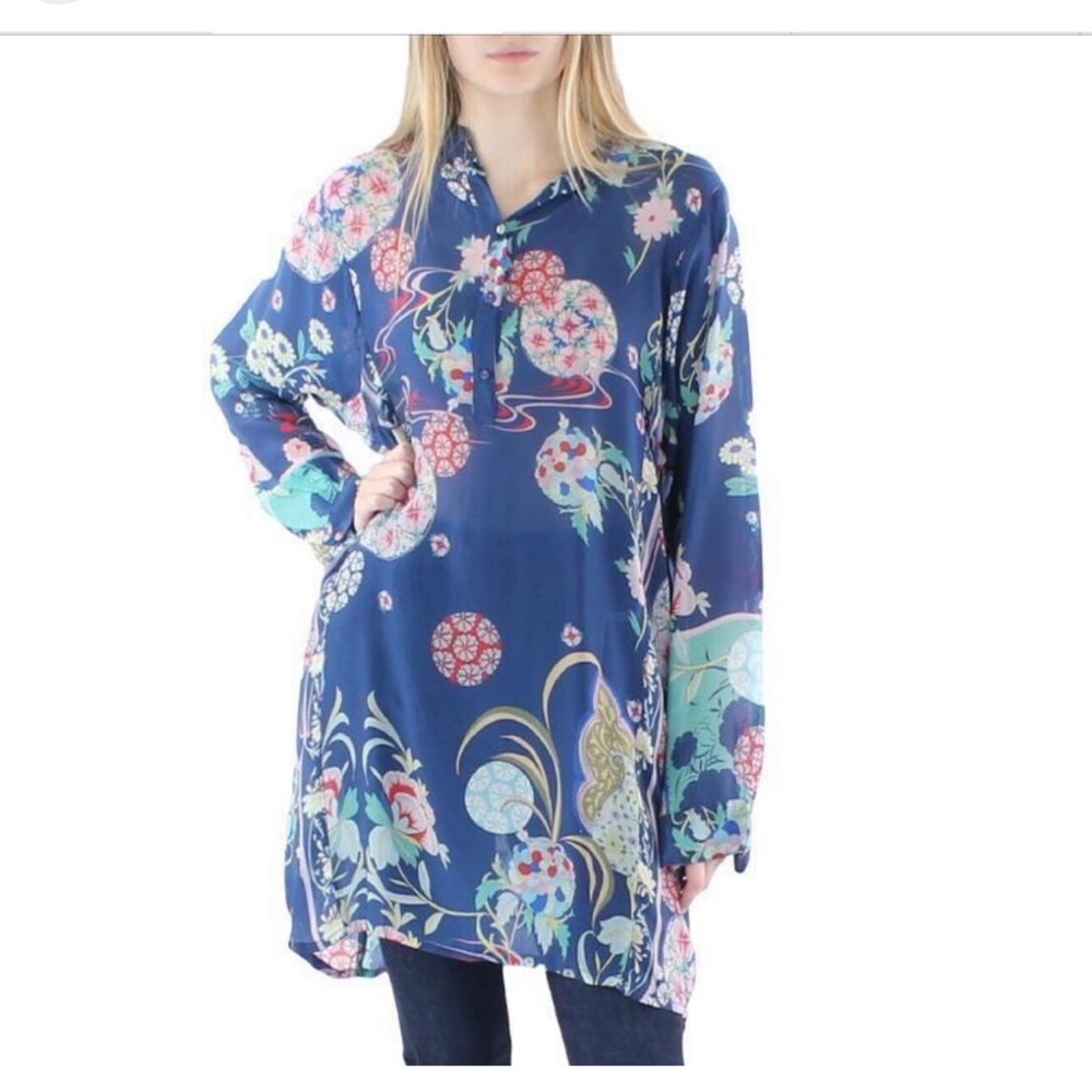 Johnny Was Knee Length Geometric Dress